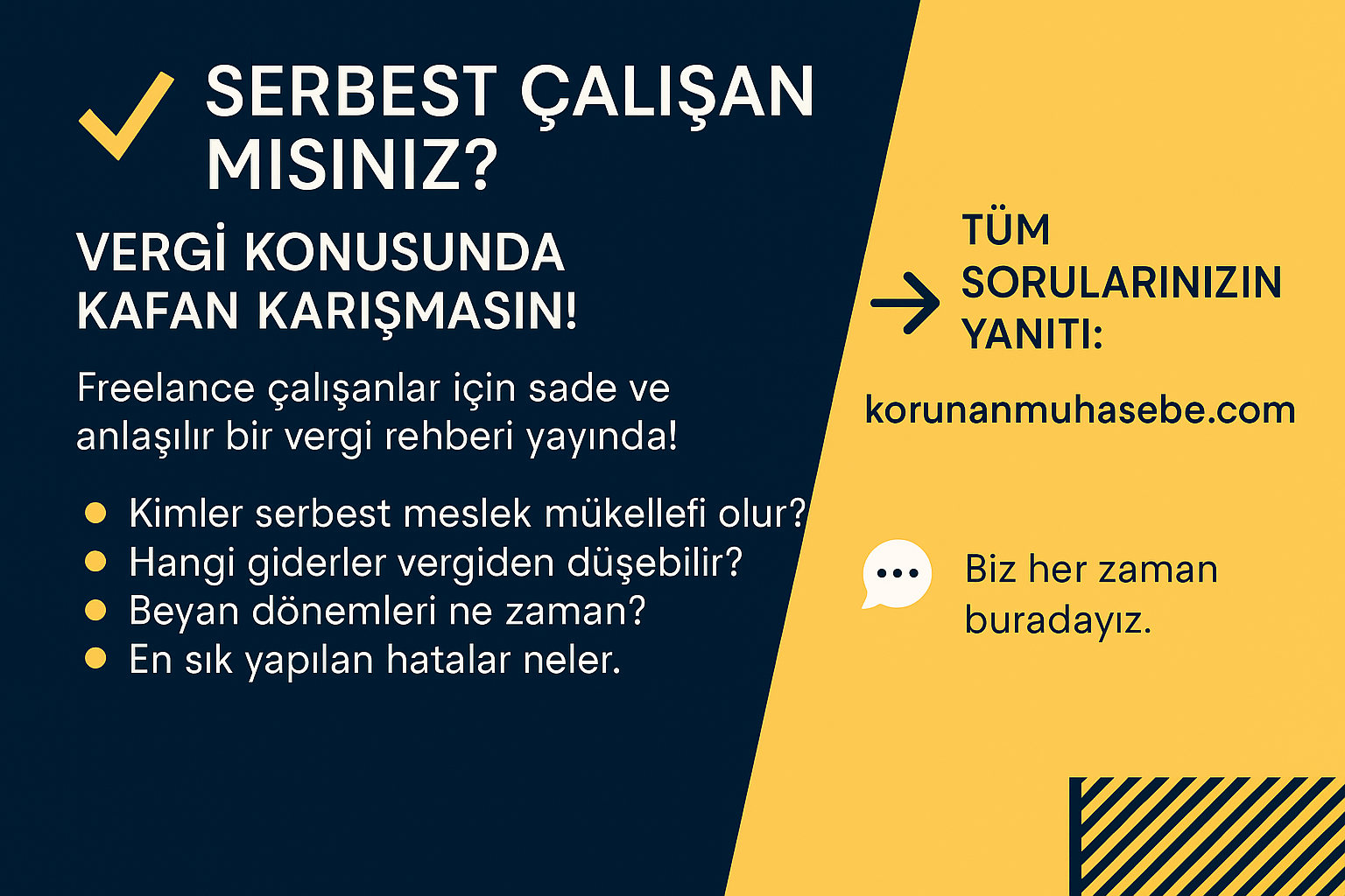 Serbest Çalışanlar İçin Vergi Rehberi